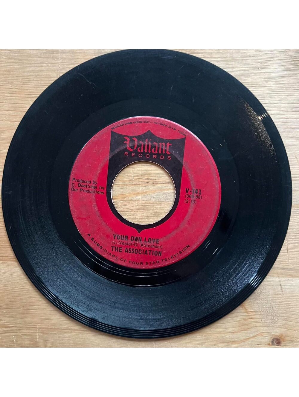 The Association - Your Own Love/Along comes Mary 45rpm VG+ R14